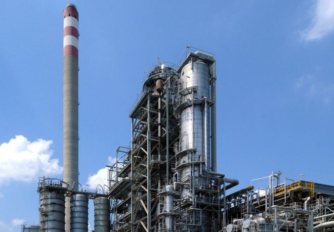 Unipetrol facility in the town of Kralupy nad Vltavou, north of the capital, Prague.