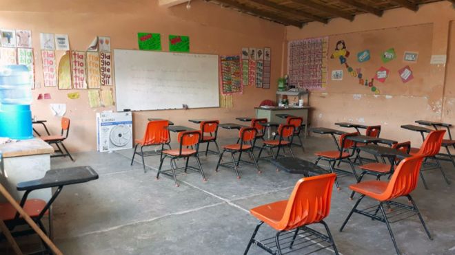 Las escuelas de Chilapa y municipios vecinos en Guerrero están vacías por amenazas del narco.
