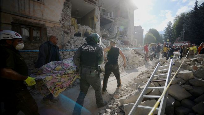 Amatrice, Italia, 24 de agosto de 2016