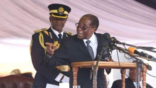 Rais wa Zimbabwe Robert Mugabe