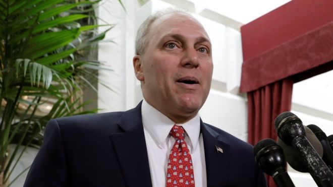 Top Republican Steve Scalise wounded in multiple shooting _96489345_8376176e-db3c-4add-ad0d-a7cb1f884753