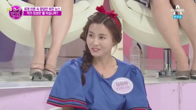 Las desertoras norcoreanas son estrellas de varios programas de la televisión de Corea del Sur.