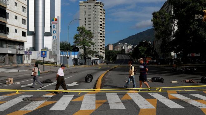 Venezuela vive su primer paro general de 24 horas en 14 años