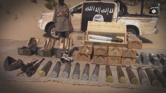 IS Sinai showcases weapons