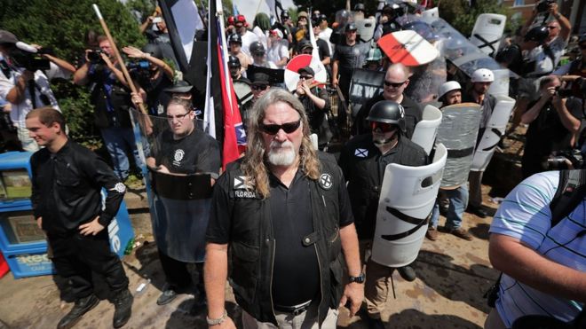 Marcha de la extrema derecha en Charlottesville