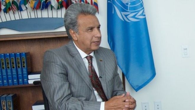 Presidente de Ecuador, Lenín Moreno