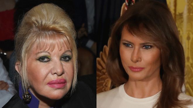 Ivana Trump and Melania Trump