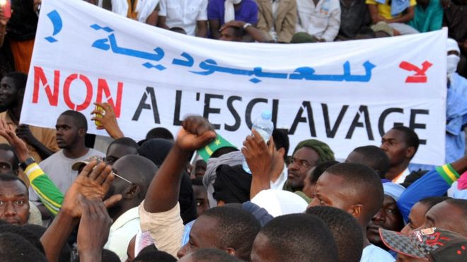 Anti-slavery demonstration in Nouakchott, 2015