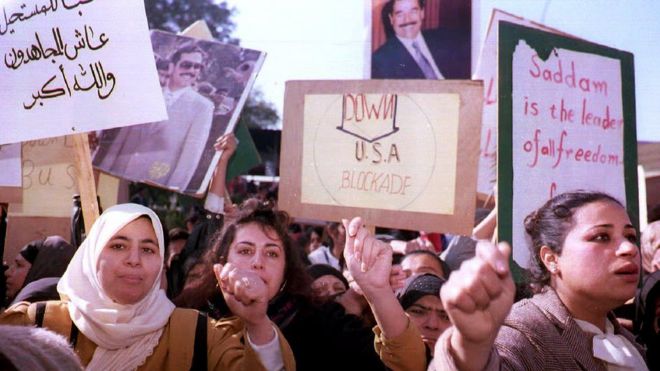 Mudaaharaad ka dhacay Baqdaad sannadkii 1992