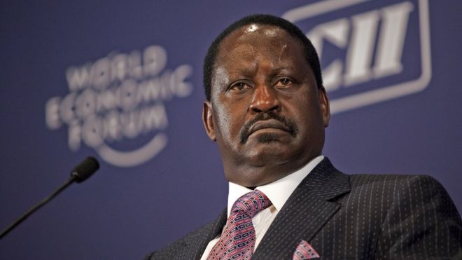 Mgombea wa urais katika muungano wa NASA nchini Kenya Raila Odinga