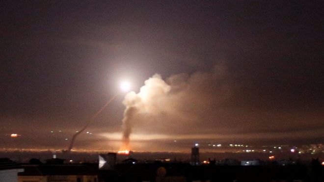 MIDDLE EAST WAR BEGINS? Israel says massive retaliation just the 'tip of the iceberg' after Iran blamed for overnight strikes
	