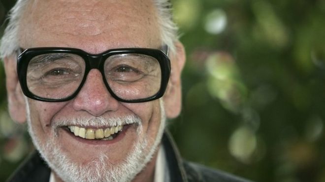 Director George A Romero attends a photocall promoting the film Land of the Dead at the Martinez Poolside during the 58th International Cannes Film Festival May 14, 2005 in Cannes, France