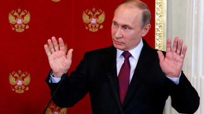 بوتين: أعداء الأسد يدبرون هجمات كيمياوية لتشويه سمعة الحكومة السورية