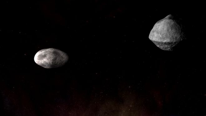 Animação mostra o asteroide Didymos