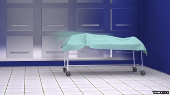 Body in morgue (stock image)