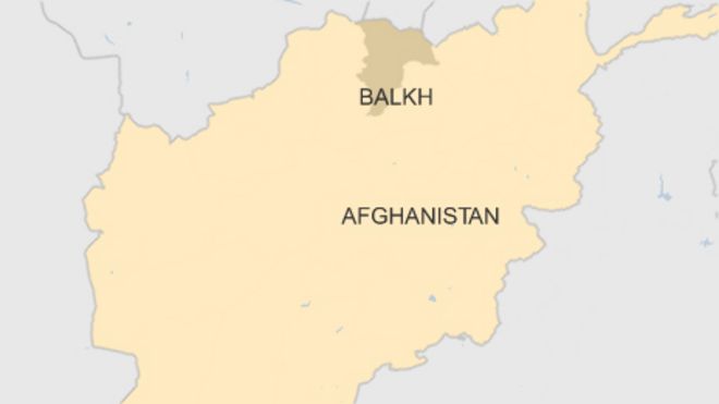 Balkh Afghanistan Map