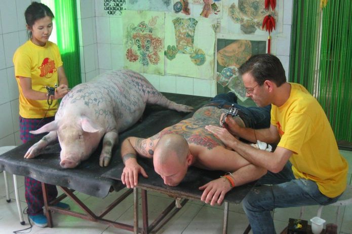 Proceso de tatuaje