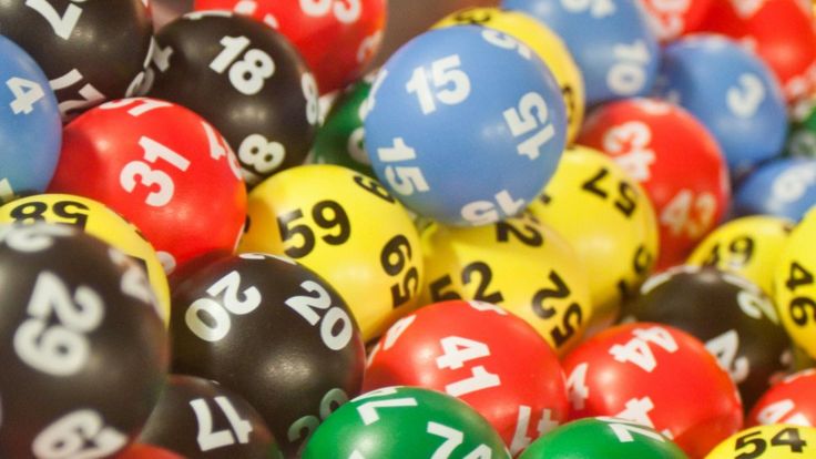 A photo of lottery balls