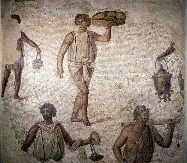 Mosaico del antiguo imperio romano