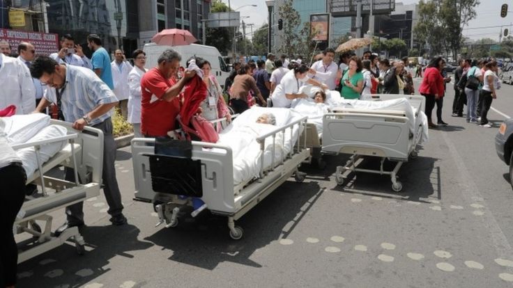 Pacientes de un hospital evacuados