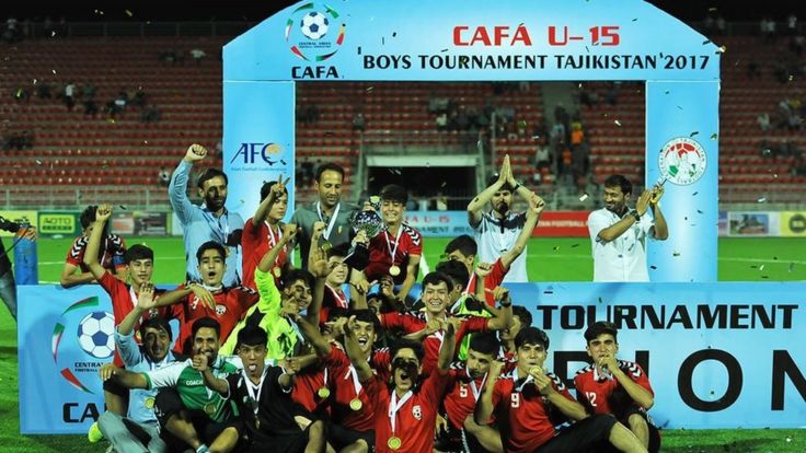افغانستان قهرمان فوتبال زیر ۱۵ سال آسیای مرکز شد