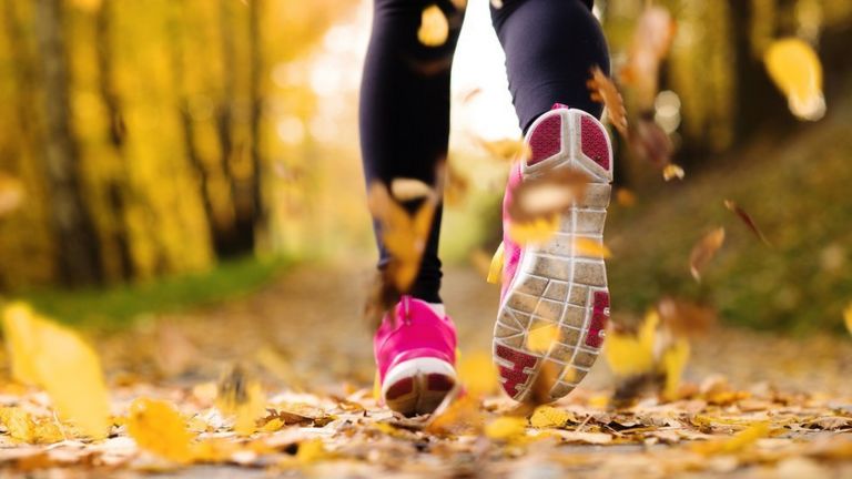 Mujer corriendo