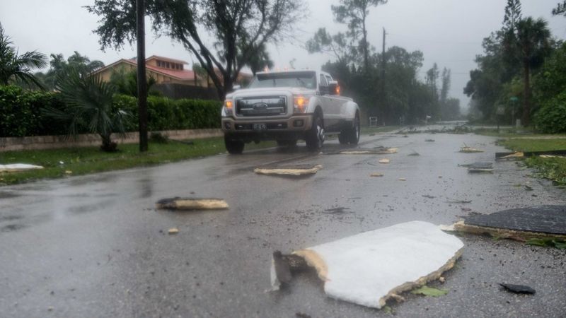 Bonita Springs, Florida, sacudida por el huracán Irma