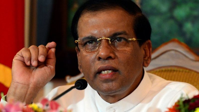 Sri Lankan President Maithripala Sirisena