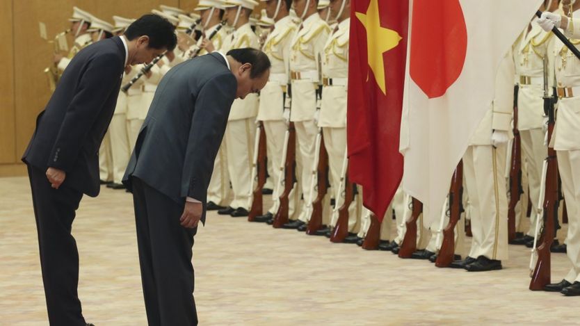 Hai ông Shinzo Abe và Nguyễn Xuân Phúc