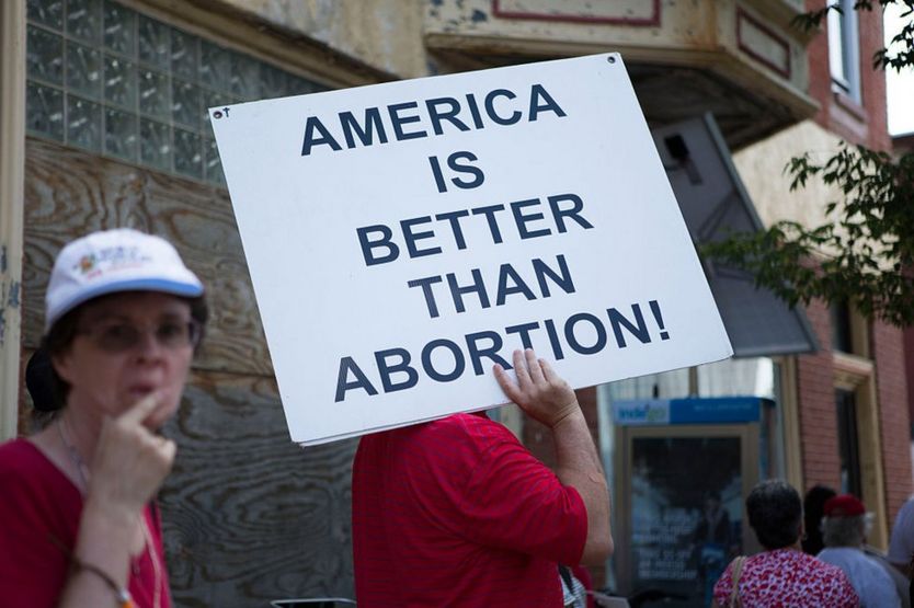 Protesta en contra del aborto en EE.UU.