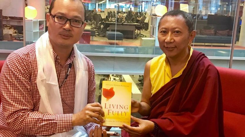 Nguyễn Giang và Shayalpa Tenzin Rinpoche