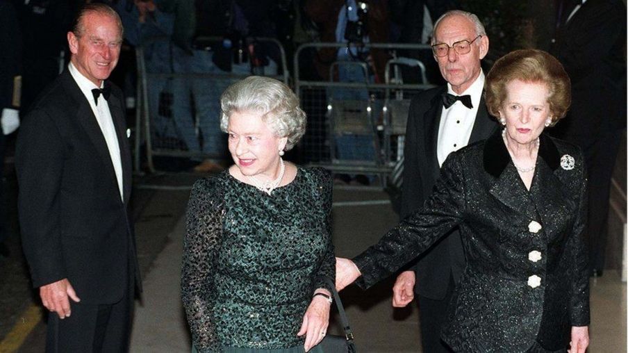 Những năm 90: kỷ niệm sinh nhật lần thứ 70 của cựu Thủ tướng Thatcher năm 1995.