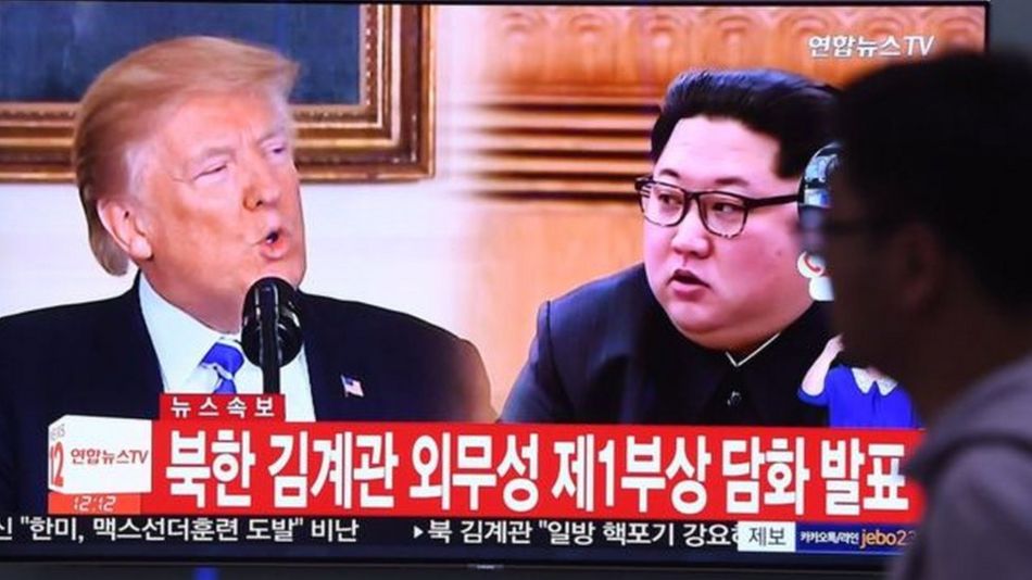 Us and Korea meet
