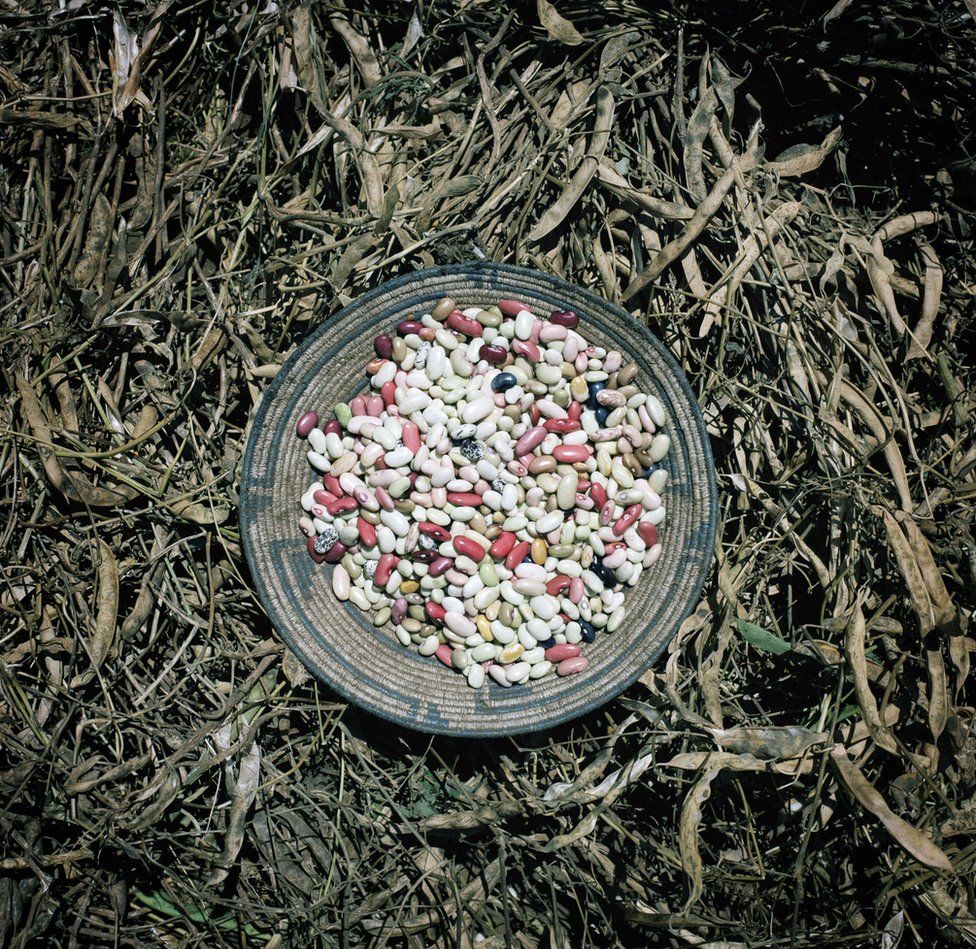 A bowl of beans