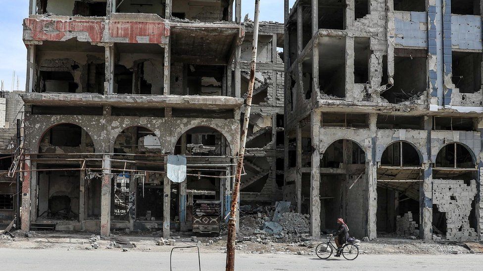 A massive escalation of force that began last month has devastated towns and cities in the Eastern Ghouta