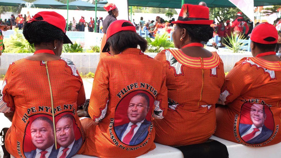 Women attend the Frelimo congress in Maputo, Mozambique - Sunday 1 October 2017