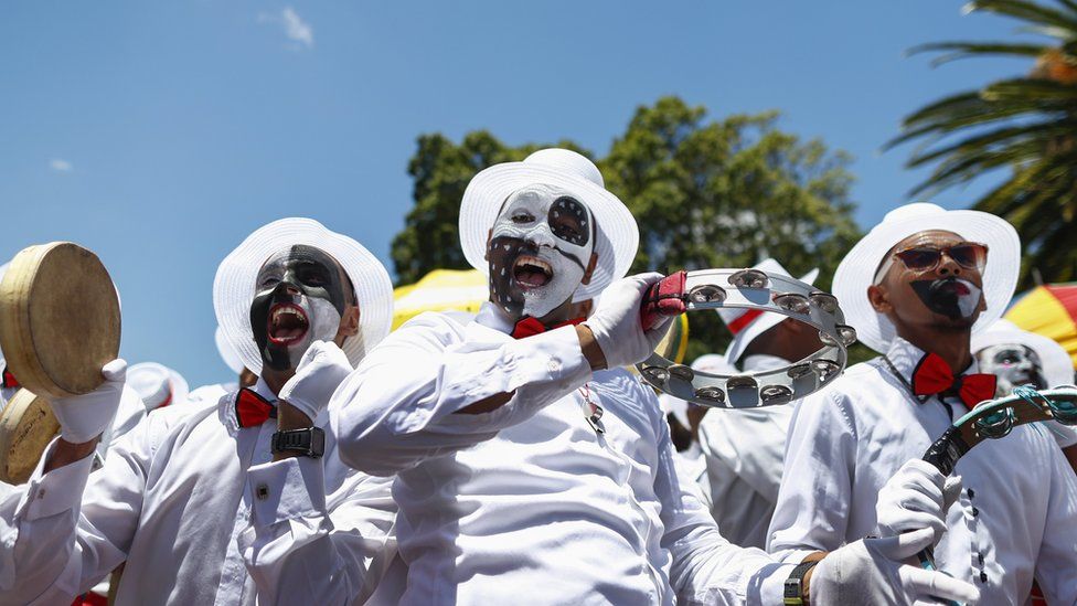 Performers at the Minstrel Festival in Cape Town, South Africa - Tuesday 2 January 2018