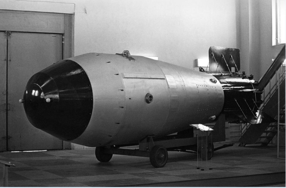Tsar Bomba, di Museum Persenjataan Atom Rusia, Sarov