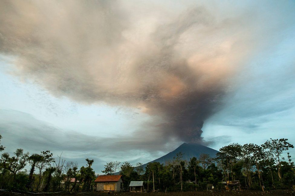 Volcan Agung en Bali