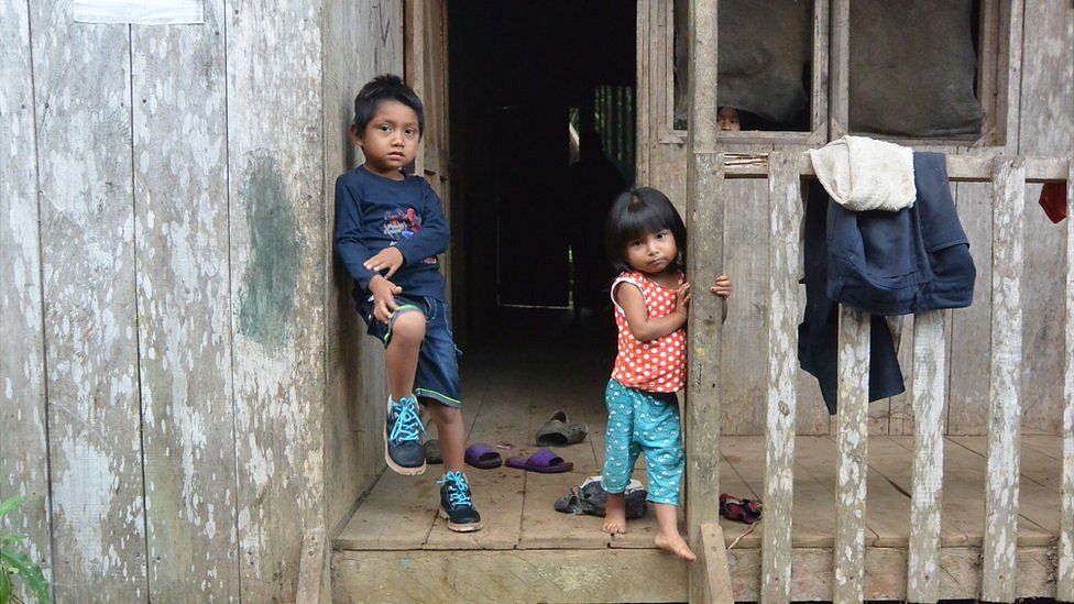 Niños en Kapawi