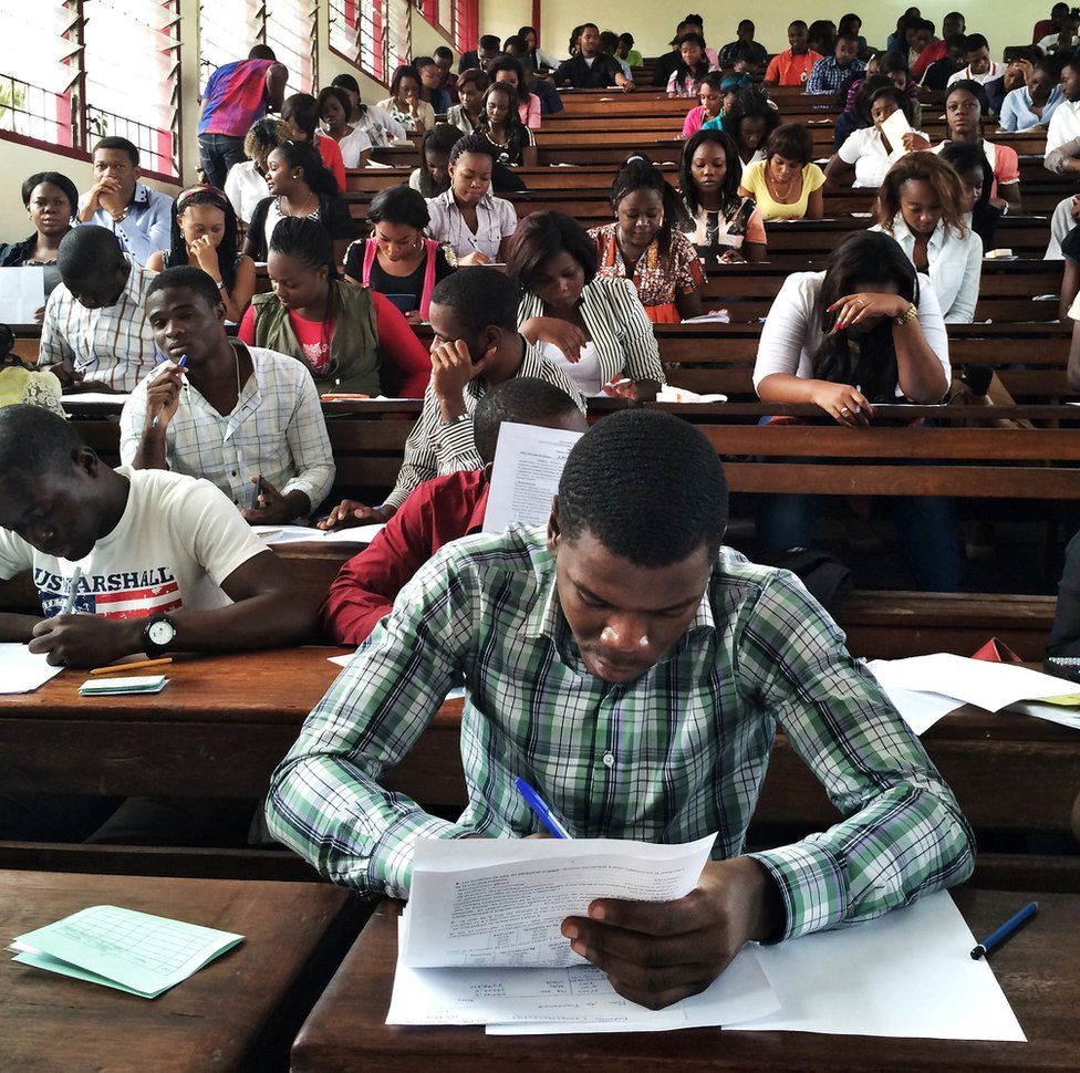 Students in lecture hall