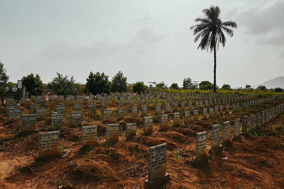 Waterloo Ebola Graveyard. Sierra Leone.