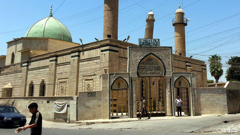 Gran Mezquita de Al-Nuri, julio de 2014