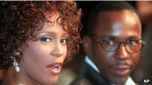Whitney Houston y Bobby Brown 