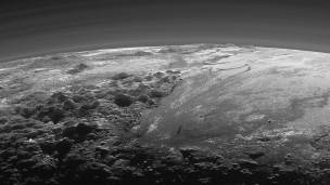Una imagen de Plutón enviada por New Horizons.