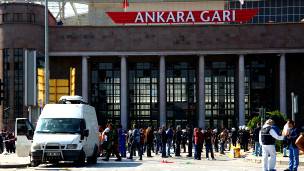 Estación de tren de Ankara, Turquía