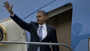 Obama aterriza en Oregon