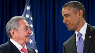 Raúl Castro y Barack Obama