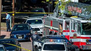 La Policía acudió al lugar del tiroteo