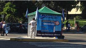 Otra caseta del MIN-Unidad en Caracas. 
